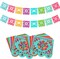 2 Mexican Fiesta Party Decorations Banners, Felt Cinco de Mayo Decorations Banner